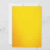 Maßgeschneiderter Daffodil März Geburtstag Blume G Dankeskarte (Rückseite)