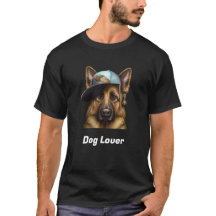 Maßgeschneiderter deutscher Schäferhund-T - Shirt