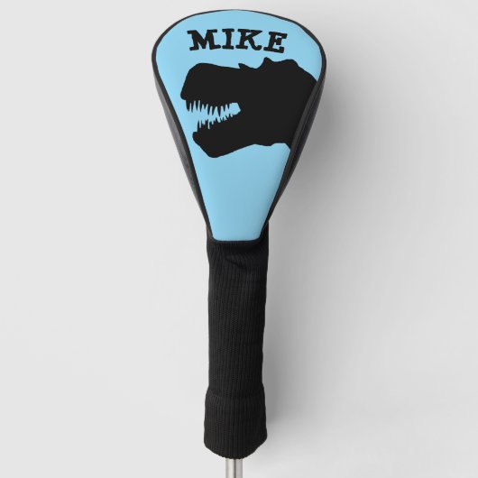 MAßGESCHNEIDERTER DINOSAURIER Golf-Schlagholzabdec Golf Headcover (Vorderseite)