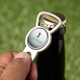 Maßgeschneiderter Divot Tool Flaschenöffner mit Ma Pitchgabel
