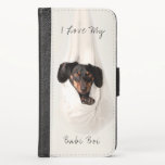 Maßgeschneiderter Dog    CatiPhone Wallet<br><div class="desc">Das Design zeichnet sich durch niedliche kleine Dashshund aus.  Ideale Geschenkidee für sich selbst oder andere für jeden besondere Anlass.</div>