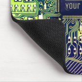 Maßgeschneiderter Druckschaltkreis - Geek electron Mousepad (Ecke)