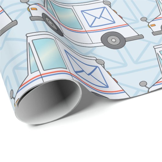 Maßgeschneiderter E-Mail-Lkw Geschenkpapier (Rolleneckpunkt)