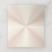 Maßgeschneiderter ECKUS, Rose Gold Diamant Platzka Platzkarte (Innenseite Aufgefaltet)