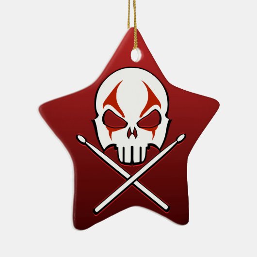 Maßgeschneiderter Edelmetallschmuck- und Roll-Drum Keramik Ornament (Rechts)