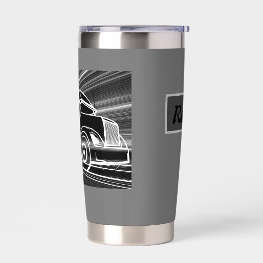 Maßgeschneiderter Edelstahlklumpen Thermobecher (Links)