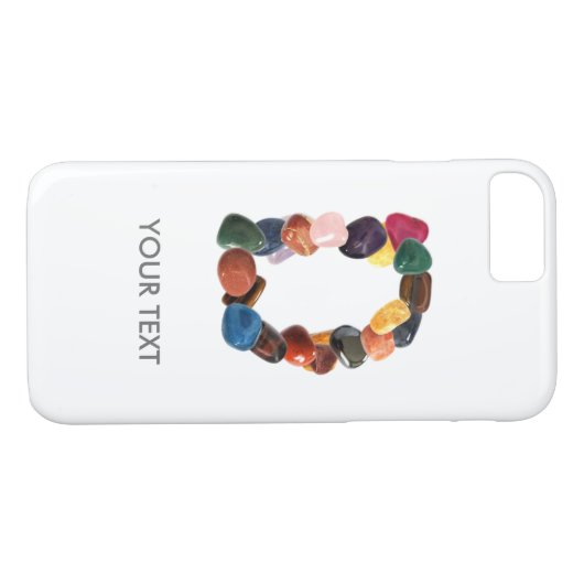 Maßgeschneiderter Edelstein "D" Case-Mate iPhone Hülle (Rückseite (Horizontal))