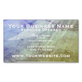 Maßgeschneiderter einzigartiger Grunge Magnetische Visitenkarte (Vorderseite)