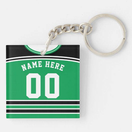 Maßgeschneiderter Eishockey Uniform Keyring, Lacro Schlüsselanhänger (Rückseite)
