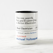 Maßgeschneiderter Elektromantel Tasse (Zentrum)