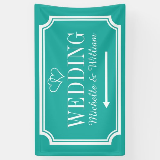 Maßgeschneiderter Empfang-Richtungsbanner Banner (Vertikal)