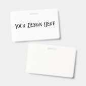 Maßgeschneiderter Ereignisbulletin Ausweis (Vorder- & Rückseite)