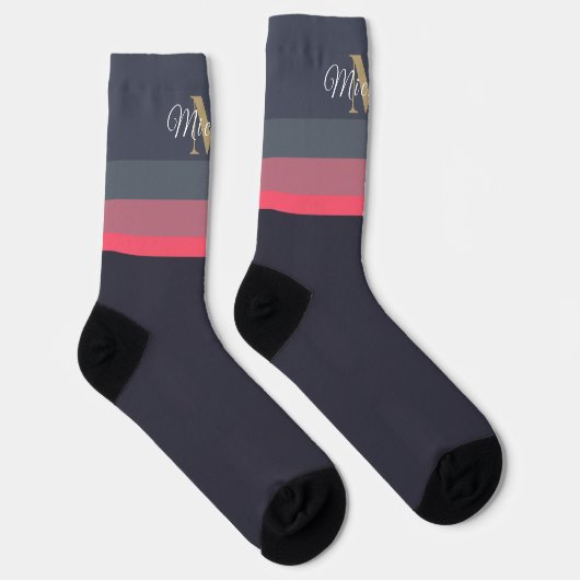 Maßgeschneiderter Farbblock für Einfaches und Mono Socken (Rechts)