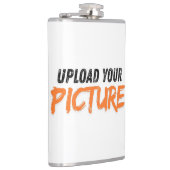 Maßgeschneiderter Foto Bierdeckel und Weinflasche Flachmann (Rechts)