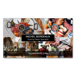 Maßgeschneiderter Foto-Collage Grazing Platter Cat Magnetische Visitenkarte