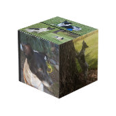 Maßgeschneiderter Foto Cube Würfel (Vorderseite Schrägansicht)