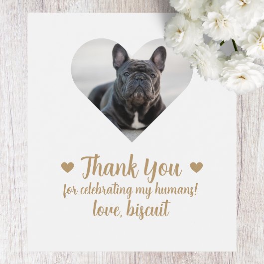 Maßgeschneiderter Foto Hund I do to Wedding Wine L Weinetikett