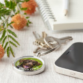 Maßgeschneiderter Foto Metall-Schlüsselanhänger Schlüsselanhänger (Seite)