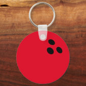 Maßgeschneiderter Foto Schlüsselanhänger mit rotem (Vorderseite)