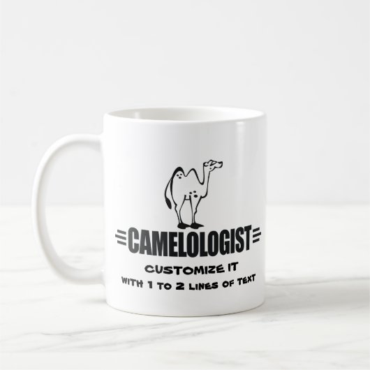Maßgeschneiderter Funny Camel Kaffeetasse (Links)