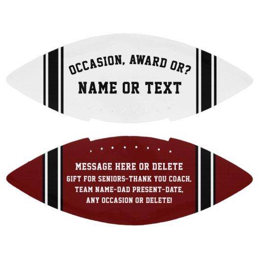 Maßgeschneiderter Fußball, FARBEN, PERSONALISIERT Football (Paneele)