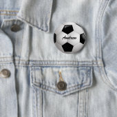 Maßgeschneiderter Fußballball Button (Beispiel)