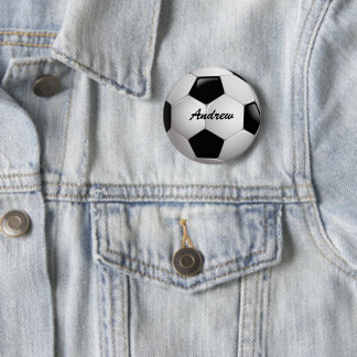 Maßgeschneiderter Fußballball Button