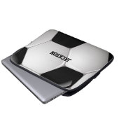 Maßgeschneiderter Fußballball Laptopschutzhülle (Vorne Knopf)