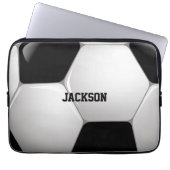 Maßgeschneiderter Fußballball Laptopschutzhülle (Vorderseite)