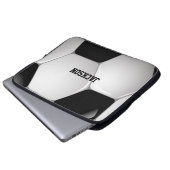 Maßgeschneiderter Fußballball Laptopschutzhülle (Vorne Knopf)