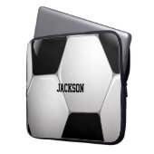 Maßgeschneiderter Fußballball Laptopschutzhülle (Vorderseite Links)