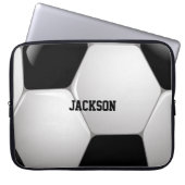 Maßgeschneiderter Fußballball Laptopschutzhülle (Vorderseite)