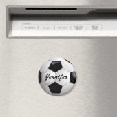 Maßgeschneiderter Fußballball Magnet (In Situ (Geschirrspüler))