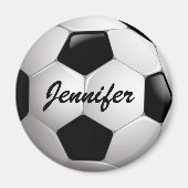 Maßgeschneiderter Fußballball Magnet (Vorne)