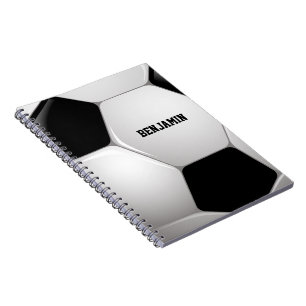 Maßgeschneiderter Fußballball Notizblock
