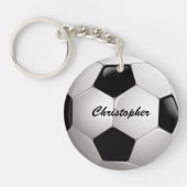 Maßgeschneiderter Fußballball Schlüsselanhänger (Vorderseite)