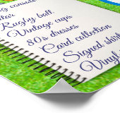 Maßgeschneiderter Garagenverkauf, Hofverkauf Einla Poster (Ecke)