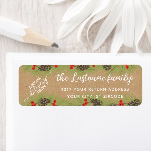 Maßgeschneiderter Garlandkranz auf Imitaten braune (Insitu)