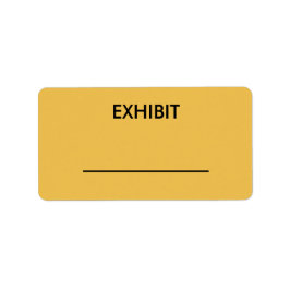 Maßgeschneiderter gelber Hofreporter-Aufkleber Adressaufkleber