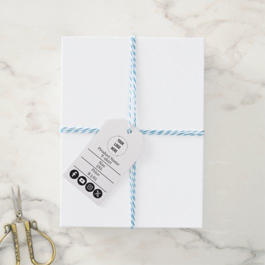 Maßgeschneiderter Geschäftspreis Geschenkanhänger (Mit Garn)