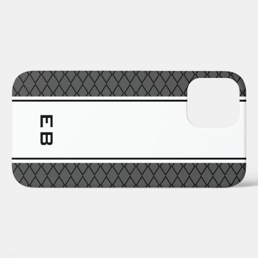 Maßgeschneiderter, gestreifter iPhone 12 Gehäuse f Case-Mate iPhone Hülle (Rückseite (Horizontal))