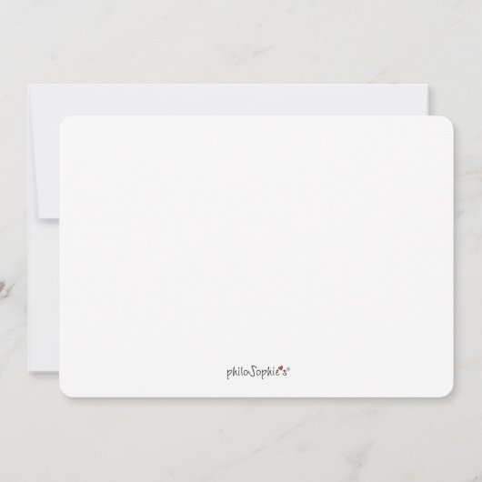 Maßgeschneiderter Girl-Avatar | High School Abschl Einladung (Rückseite)