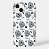 Maßgeschneiderter Goldendoodle Hund Personalisiert Case-Mate iPhone Hülle (Rückseite)
