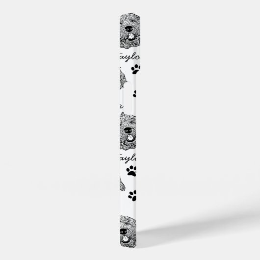 Maßgeschneiderter Goldendoodle Hund Personalisiert Case-Mate iPhone Hülle (Rückseite / Rechts)