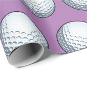 Maßgeschneiderter Golf Ball Geschenkpapier (Rolleneckpunkt)