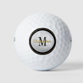 Maßgeschneiderter Golf Ball mit Monogramm und Name