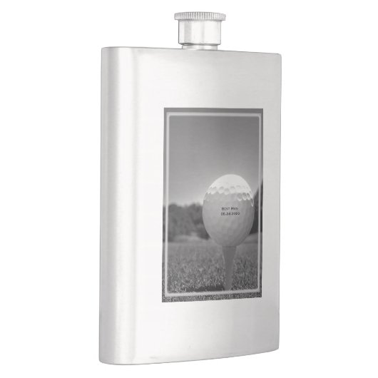 Maßgeschneiderter Golf Theme Classic Flask Flachmann (Rechts)