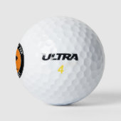 Maßgeschneiderter Golfball mit Hundebild (Logo)