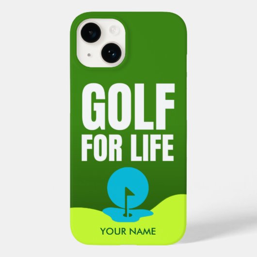 Maßgeschneiderter Golfer iPhone-Fall Case-Mate iPhone Hülle (Rückseite)