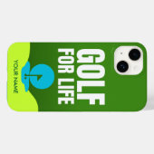 Maßgeschneiderter Golfer iPhone-Fall Case-Mate iPhone Hülle (Rückseite (Horizontal))